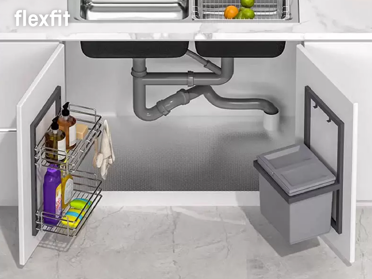 Tại Flexfit, chúng tôi bọc nhôm đáy thùng chậu rửa để hạn chế tiếp xúc với nước