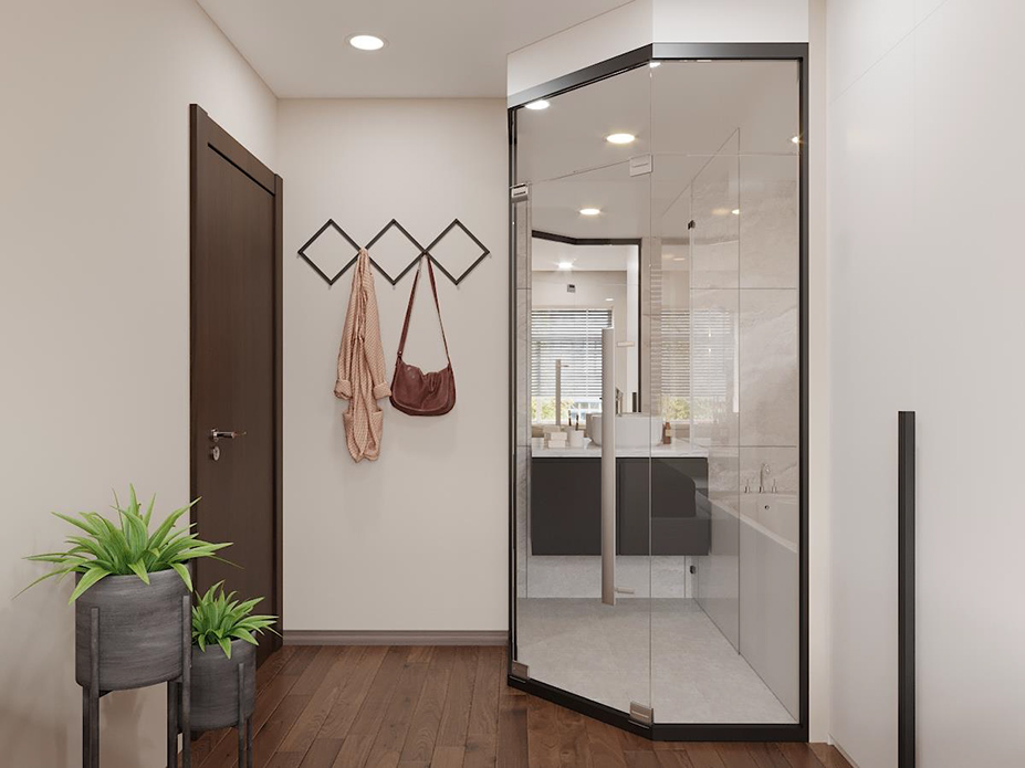 Thiết kế mẫu nội thất phòng tắm 4m2 – Hoà Bình Green City