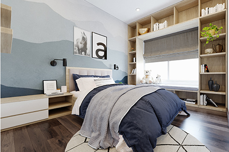 Thiết kế nội thất phòng ngủ người lớn 18m2 – Vista Verde