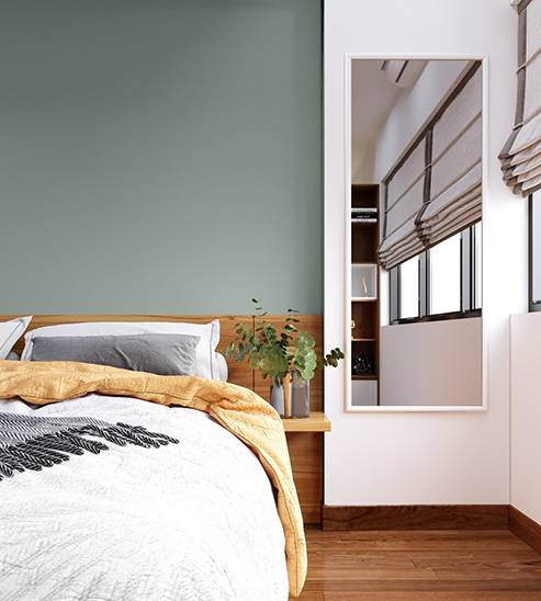 Thiết kế nội thất phòng ngủ diện tích 35m2 – Lâm Hạ
