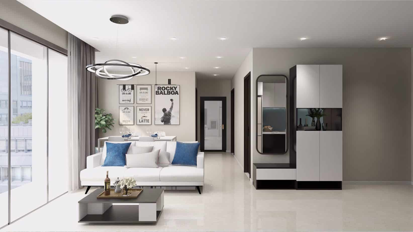 Mẫu thiết kế căn hộ 68m2 – Vinhomes Smart City – anh Thanh