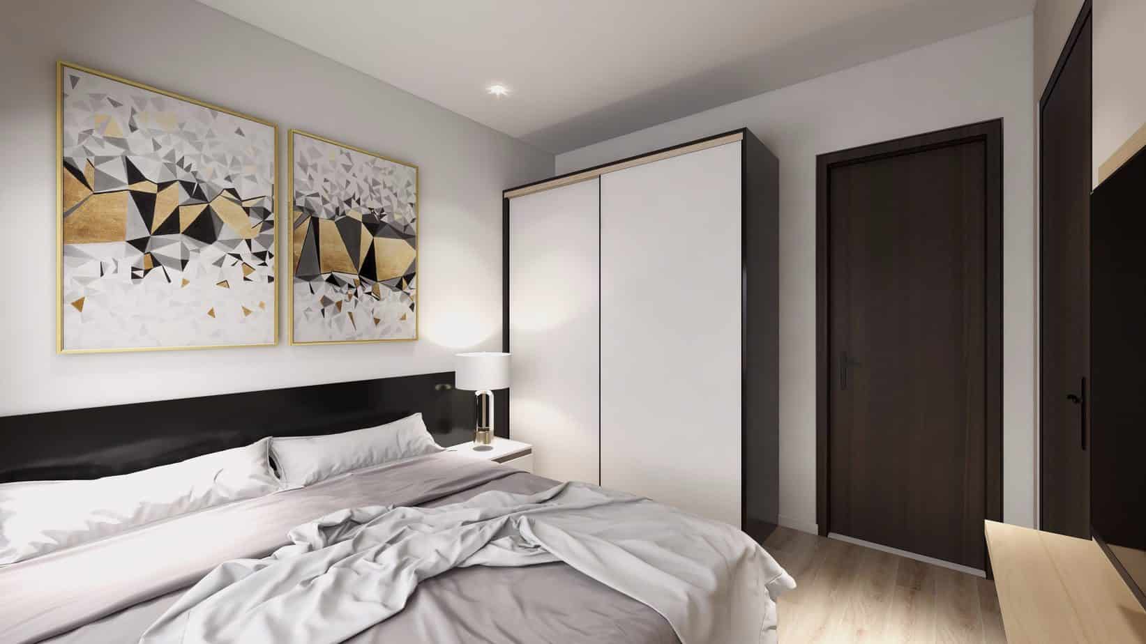 Thiết kế phòng ngủ 22m2 – Vinhomes Smart City – anh Thanh