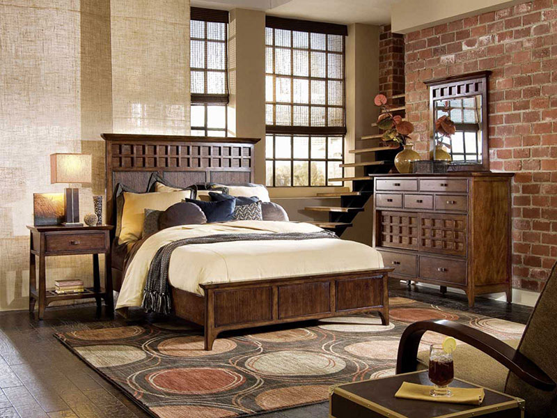 Mẫu giường gỗ công nghiệp MDF lõi xanh thiết kế theo phong cách Châu Âu đầy sang trọng