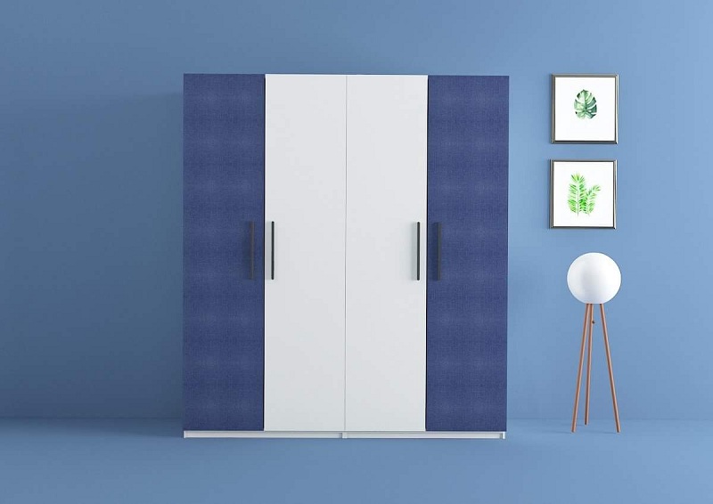 Mẫu tủ này sử dụng chất liệu lõi MDF phủ Laminate có thêm kệ sách cùng một hệ thống liền với bàn học, tận dụng tối đa không gian, đem lại tiện nghi đầy đủ cho phòng ngủ.