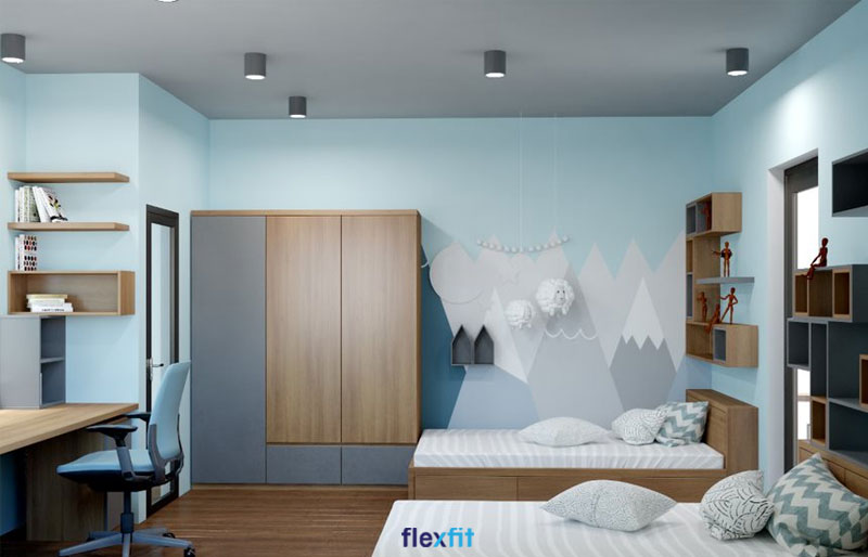 Tủ quần áo 2m làm từ chất liệu lõi MDF phủ Laminate bền đẹp, chịu lực tốt. Tủ phối màu xám ghi và nâu vân gỗ hài hòa với màu sơn nội thất, nền gỗ và những vật dụng khác, tạo sự đồng bộ, đẹp mắt. Thiết kế tủ 3 cánh nhỏ gọn mang đến sự tiện lợi khi sử dụng.