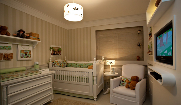 Mẫu thiết kế phòng ngủ trang trí đèn hiện đại