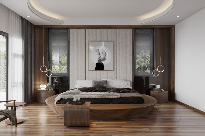 Mẫu phòng ngủ phong cách hiện đại