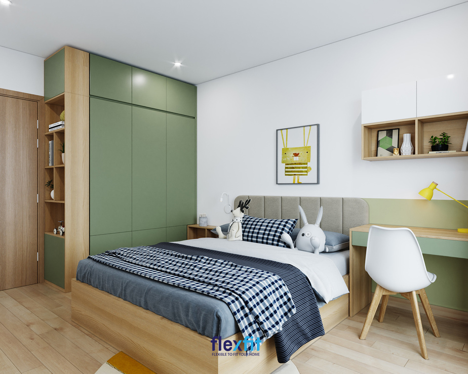 Phòng ngủ của bạn sẽ có thêm không gian để lưu trữ đồ đạc tiện dụng nhờ sử dụng tủ quần áo kịch trần