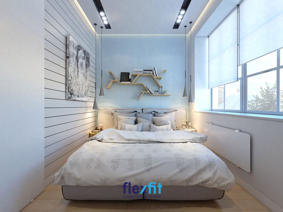 Hoặc đơn giản chỉ cần một chiếc giường đôi là đã rất đẹp rồi