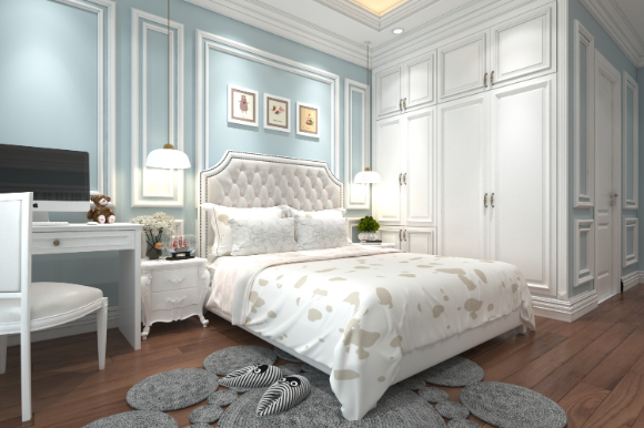 Vẻ đẹp nhẹ nhàng và tinh tế đến từ không gian nội thất phòng ngủ này chắc chắn sẽ là lực hút cực mạnh với những gia chủ yêu thích những mẫu thiết kế đơn giản