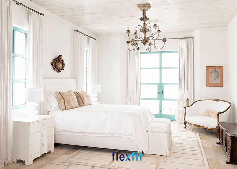 Mẫu thiết kế phòng ngủ đơn giản phong cách đại trung hải đẹp nhẹ nhàng, tinh tế
